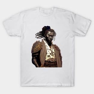 Yasuke the Black Samurai in Feudal Japan (1579) No. 2 T-Shirt